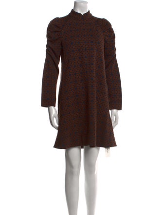 ME+EM Printed Mini Dress