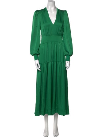 ME+EM V-Neck Long Dress