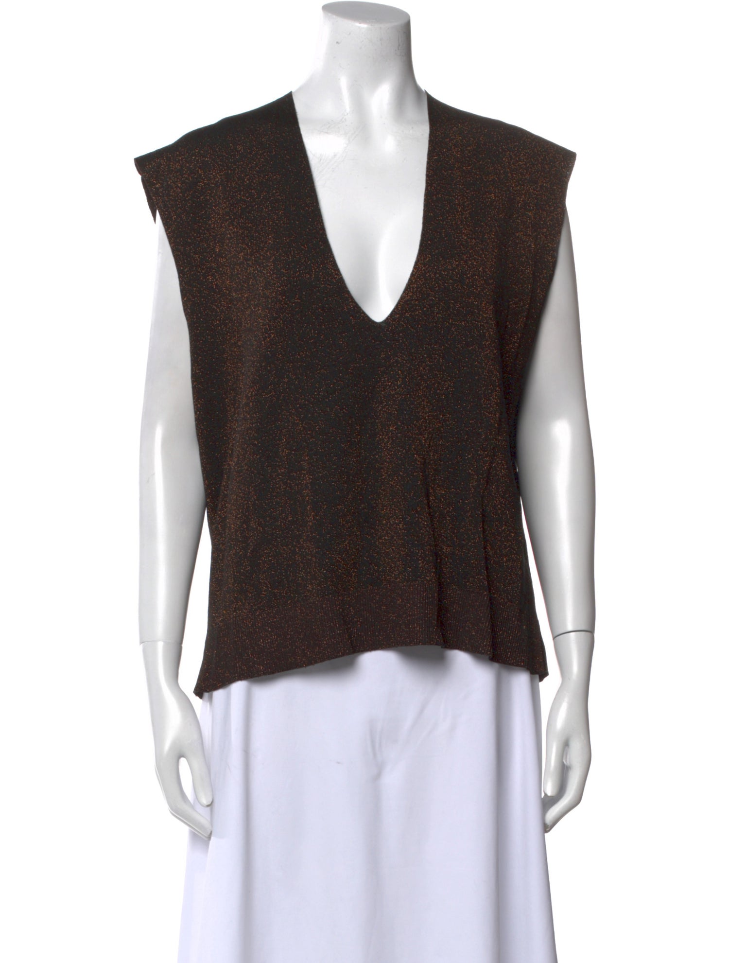 ME+EM V-Neck Sleeveless Top