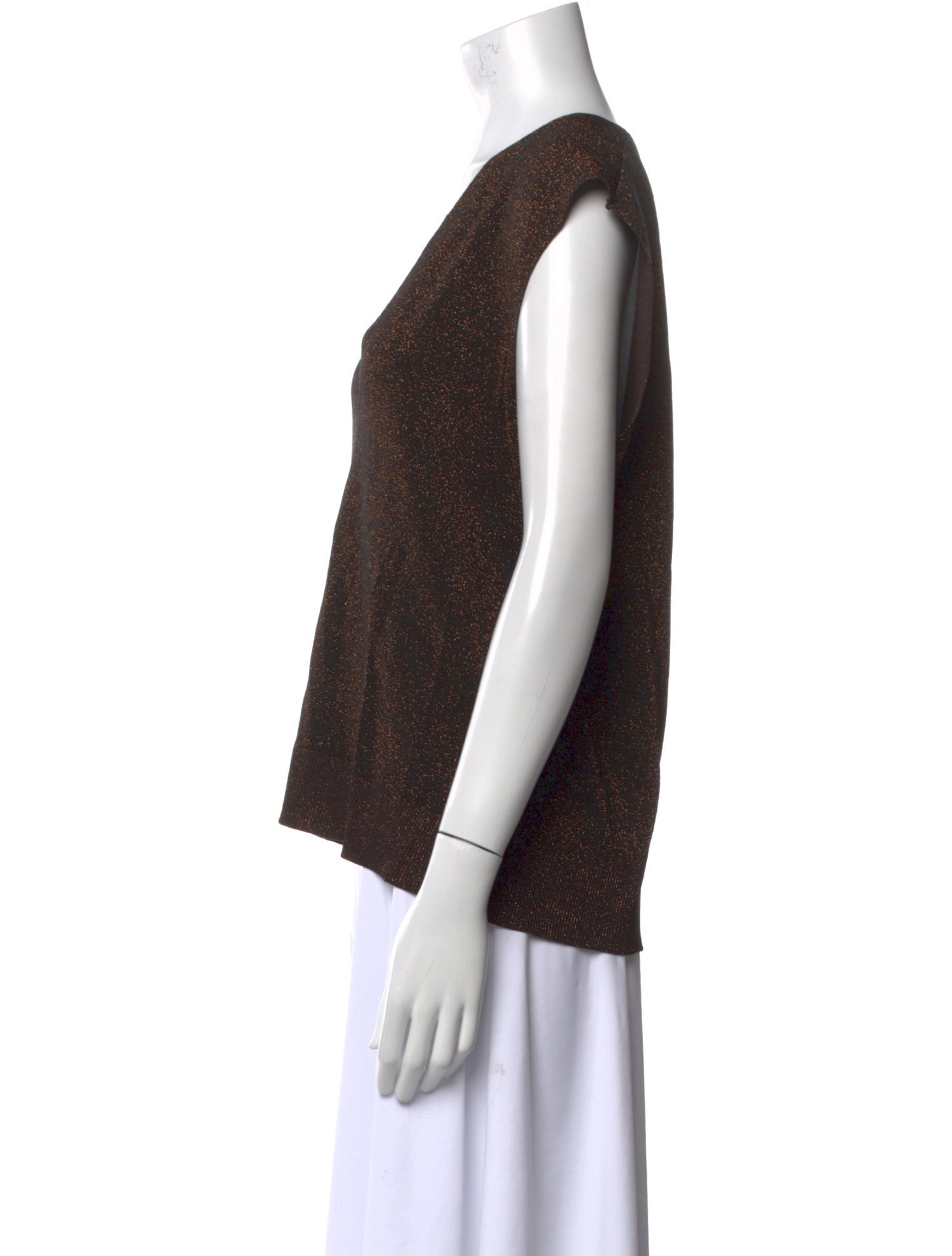 ME+EM V-Neck Sleeveless Top