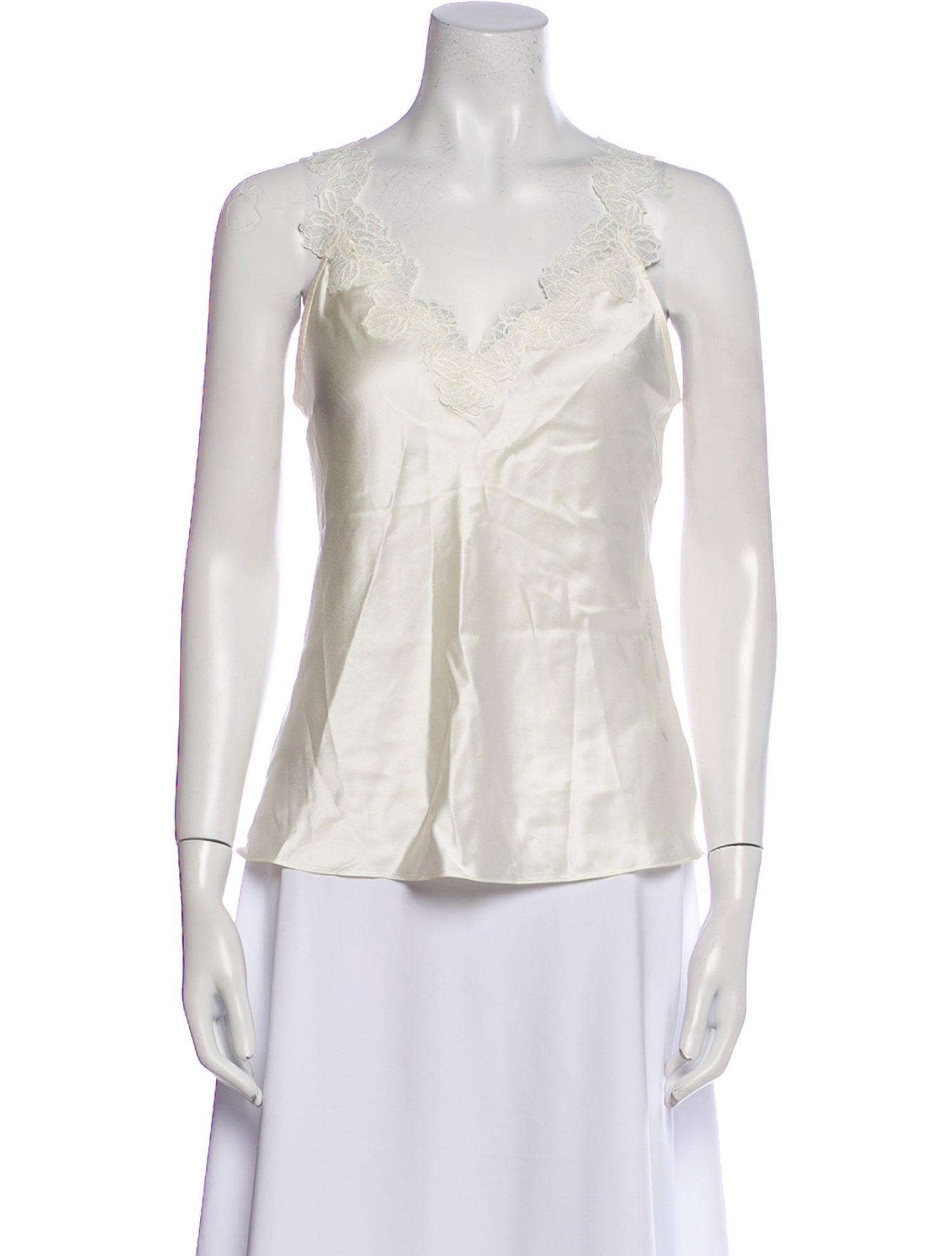 ME+EM Silk V-Neck Top w/ Tags