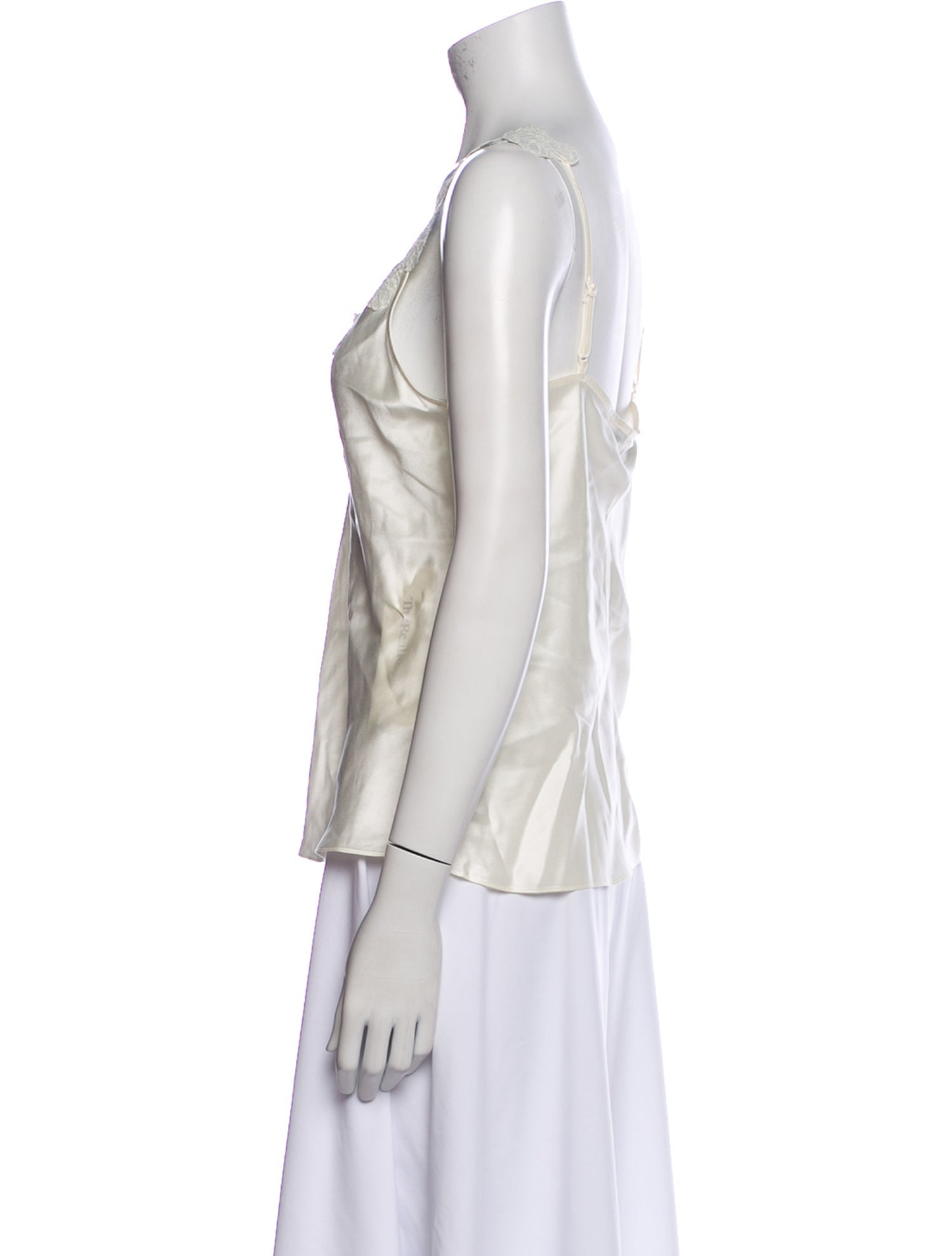 ME+EM Silk V-Neck Top w/ Tags