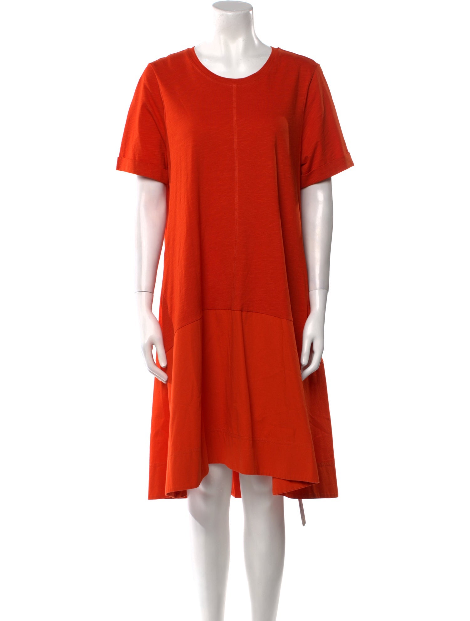 ME+EM Crew Neck Midi Length Dress