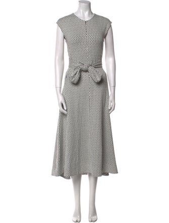 ME+EM Striped Long Dress