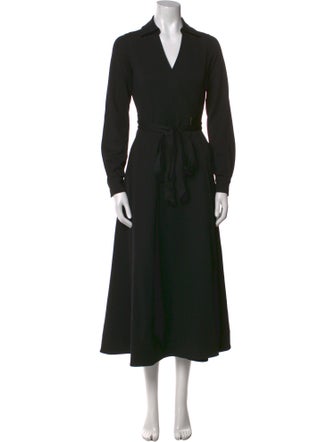 ME+EM V-Neck Long Dress