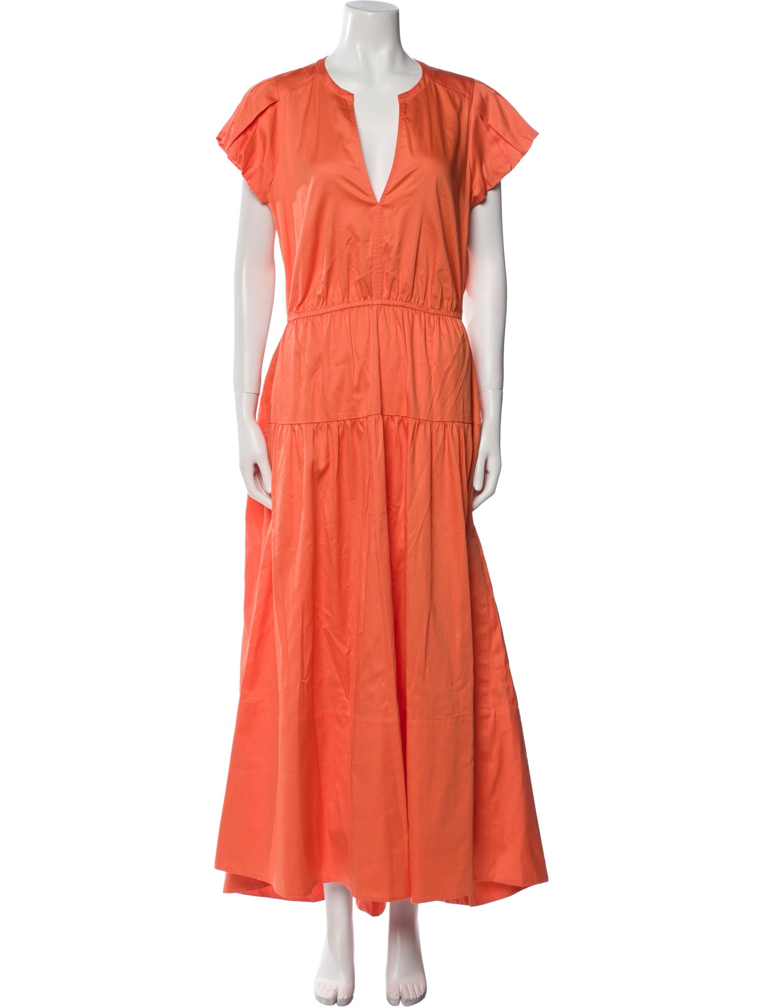 ME+EM V-Neck Long Dress