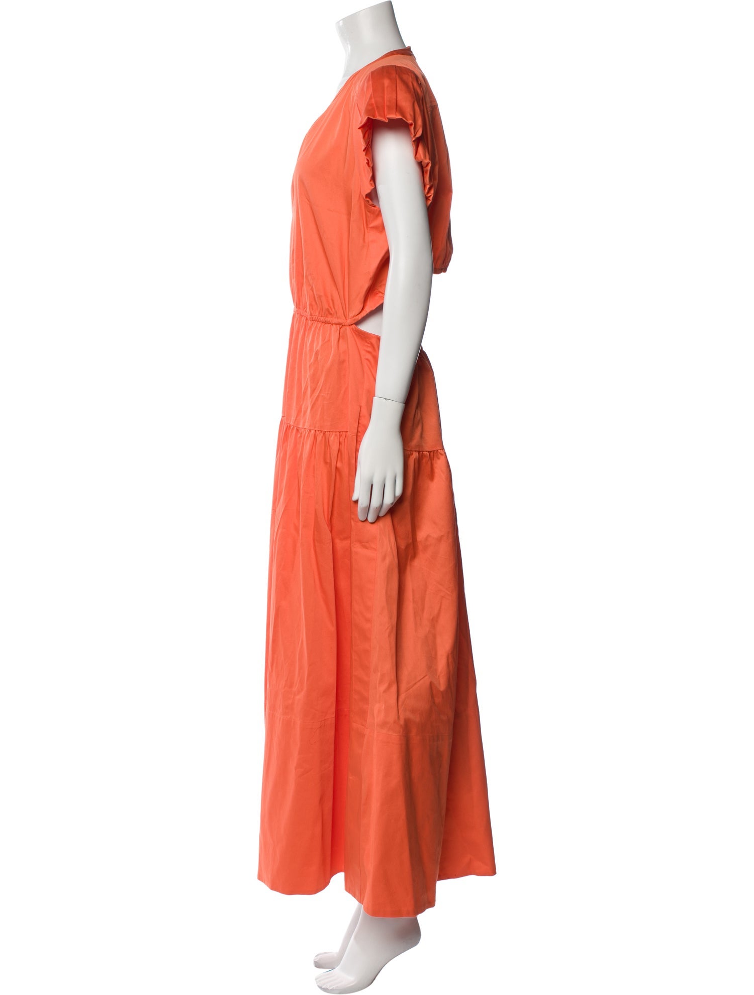 ME+EM V-Neck Long Dress