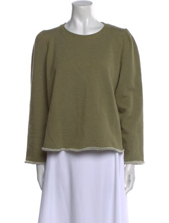 ME+EM Scoop Neck Long Sleeve Sweatshirt