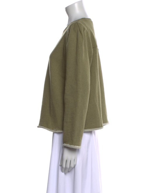 ME+EM Scoop Neck Long Sleeve Sweatshirt