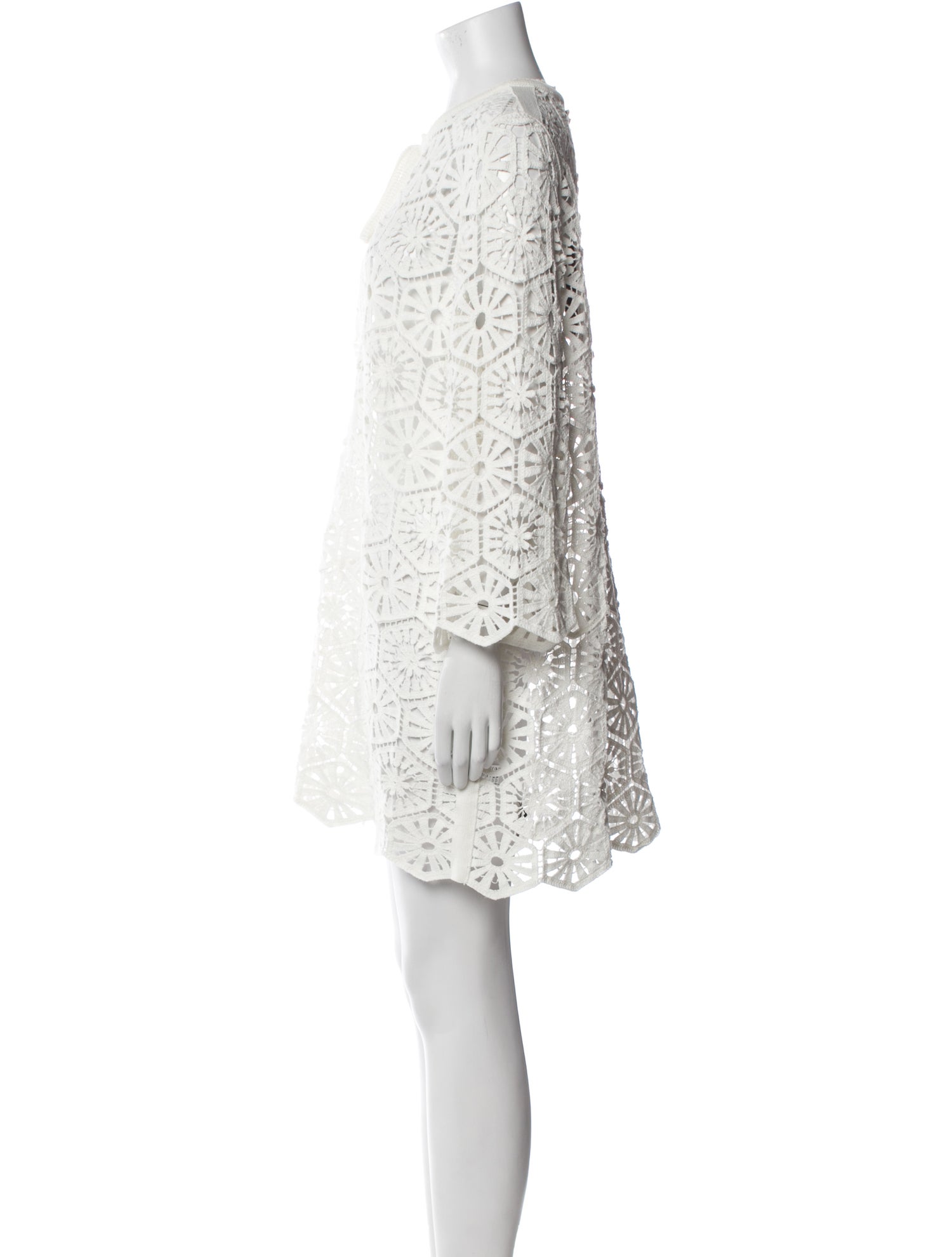 ME+EM Lace Pattern Mini Dress w/ Tags