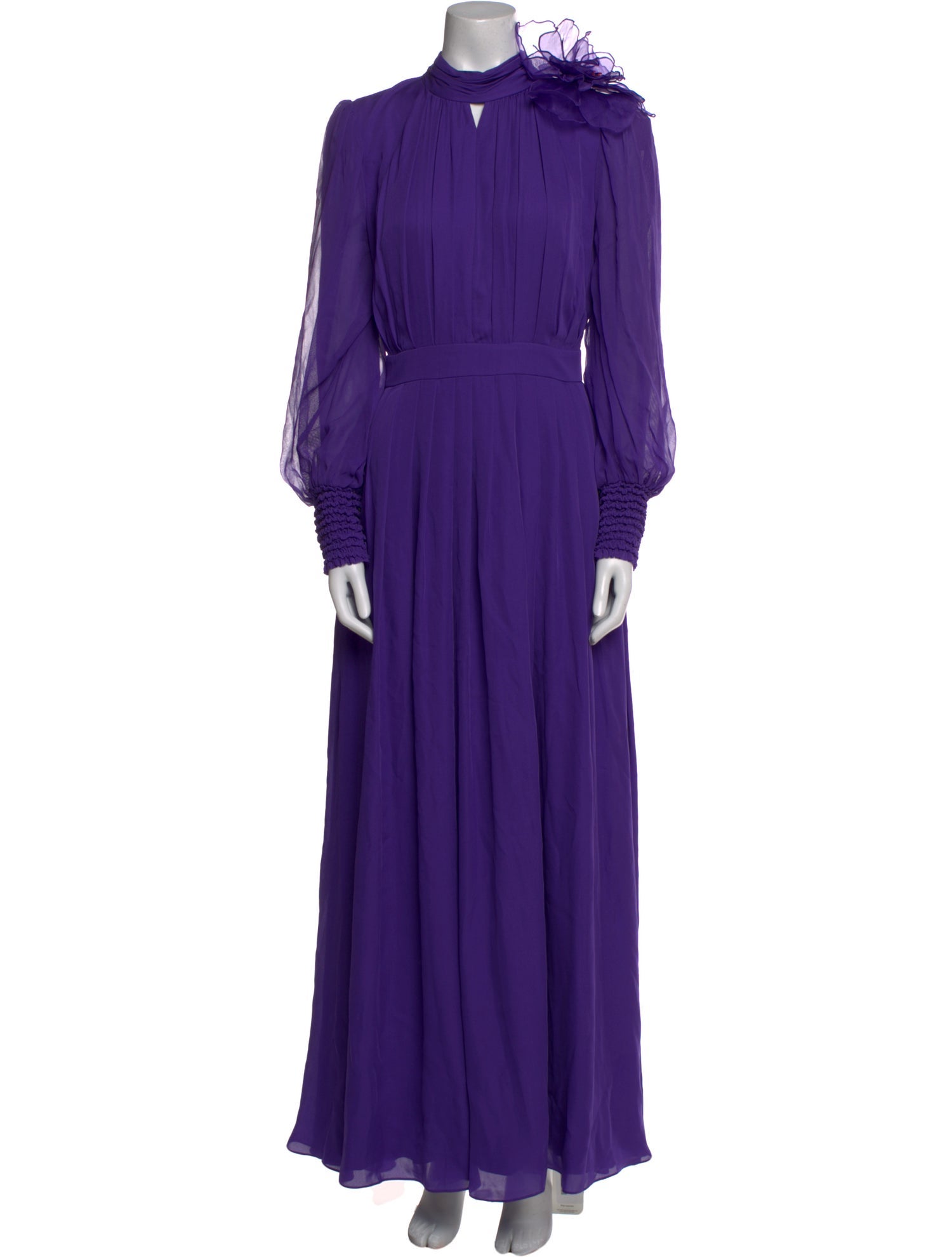 ME+EM Silk Long Dress