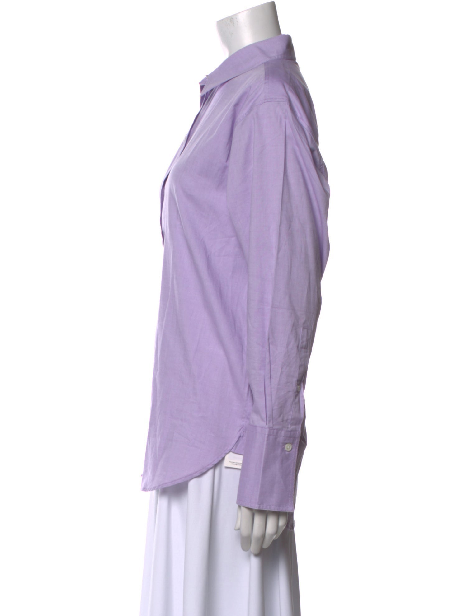 ME+EM Long Sleeve Button-Up Top