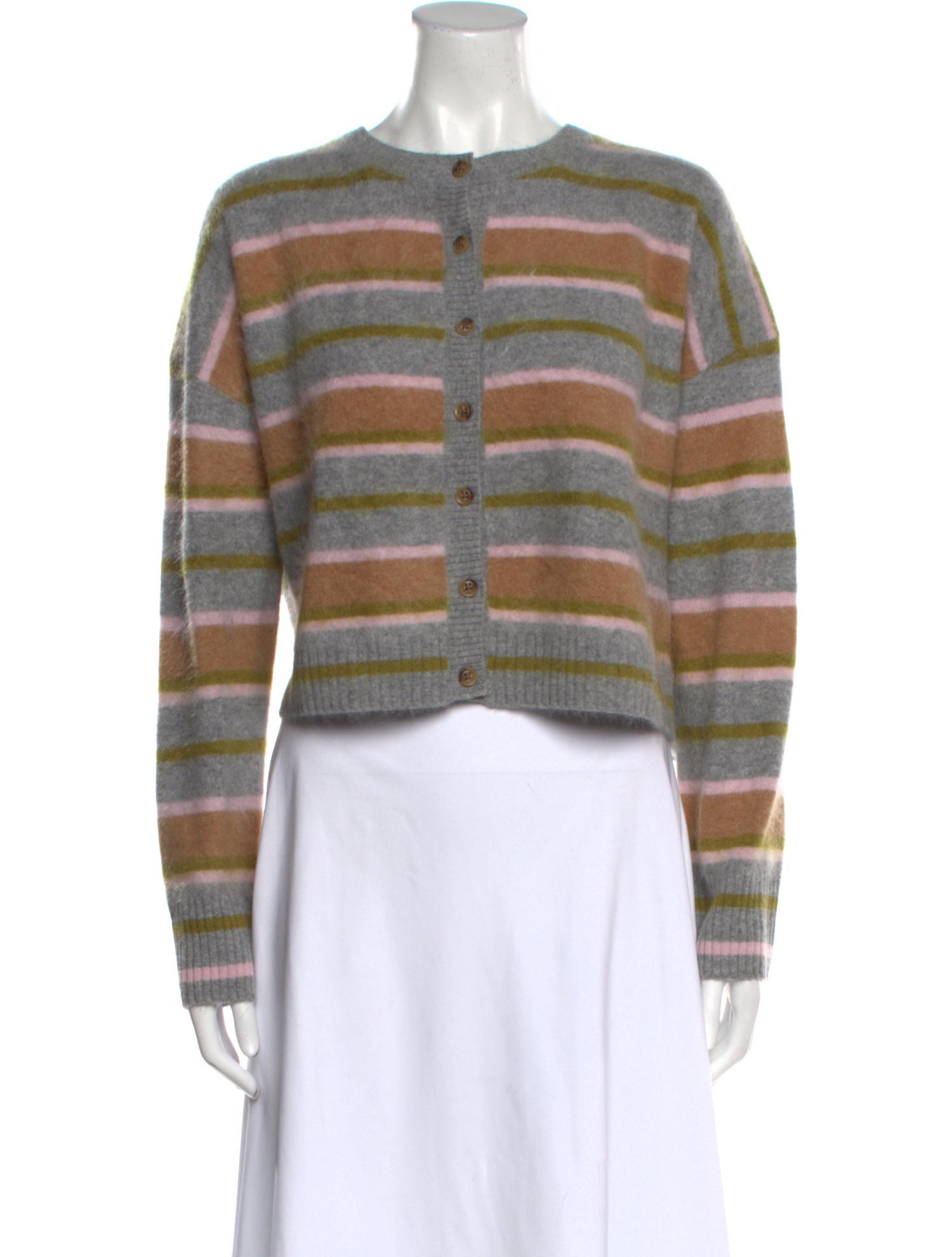 ME+EM Cashmere Striped Sweater