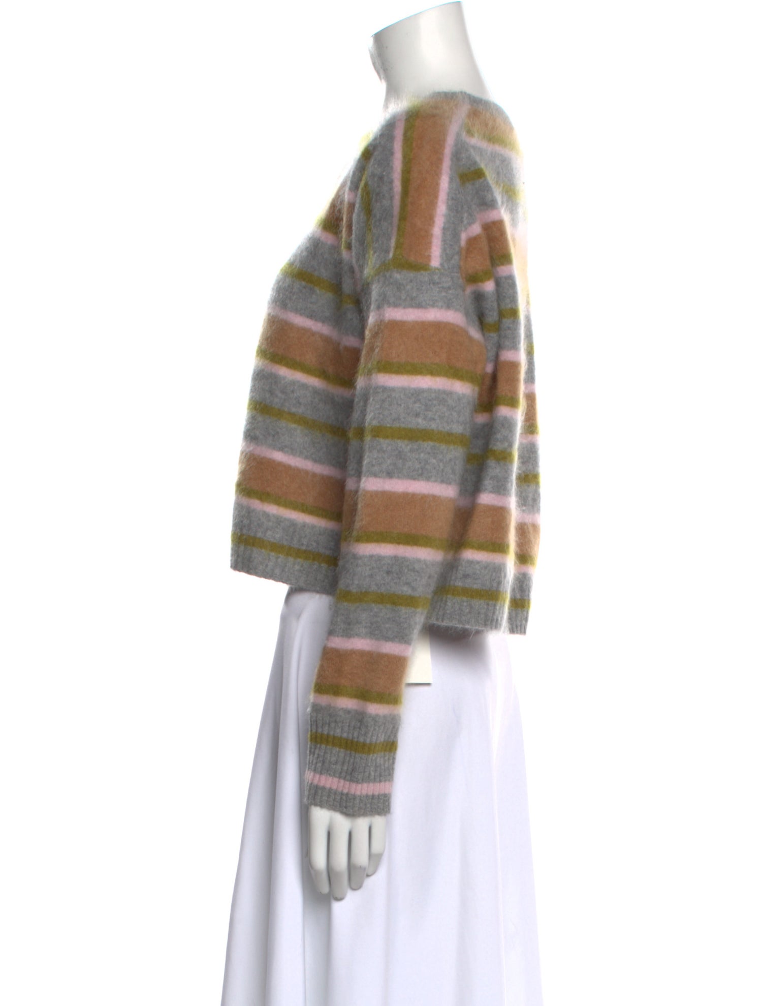 ME+EM Cashmere Striped Sweater