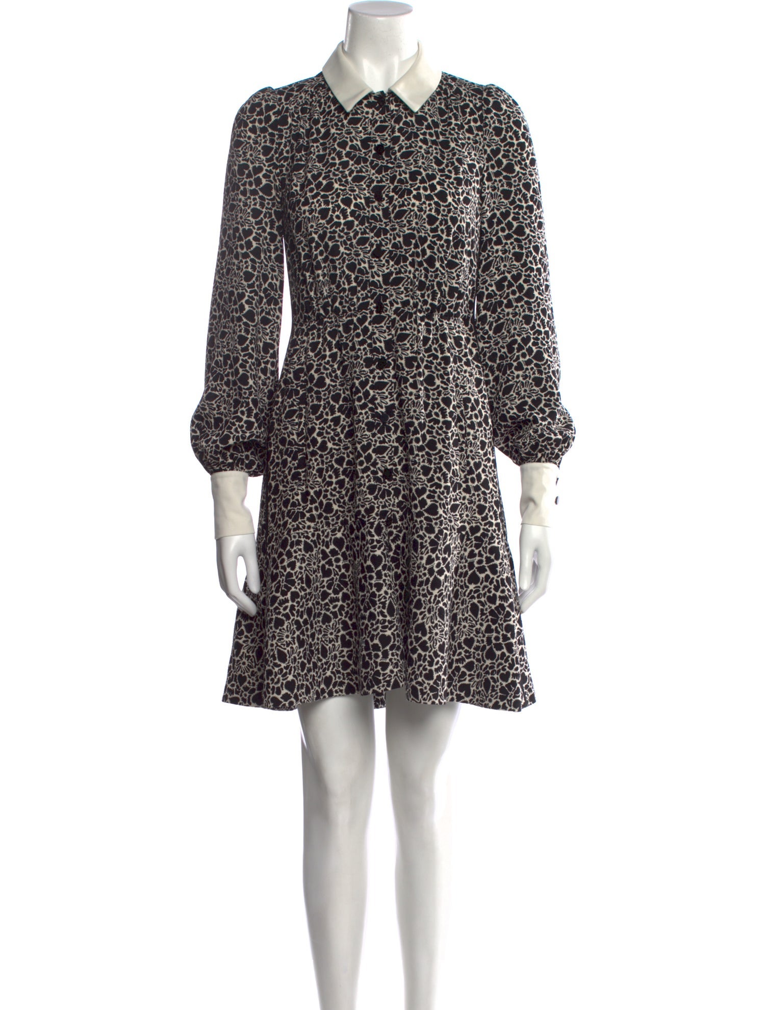 ME+EM Printed Mini Dress