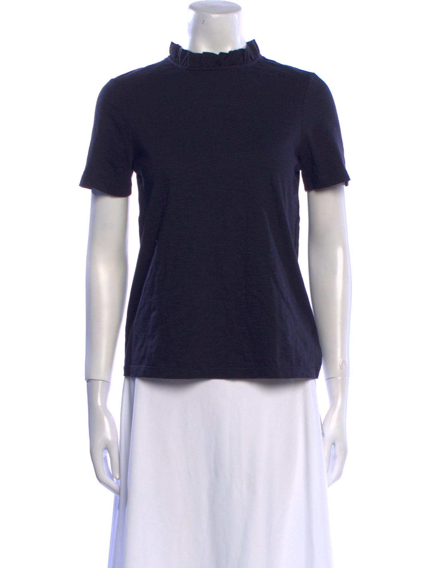 ME+EM Mock Neck Short Sleeve T-Shirt