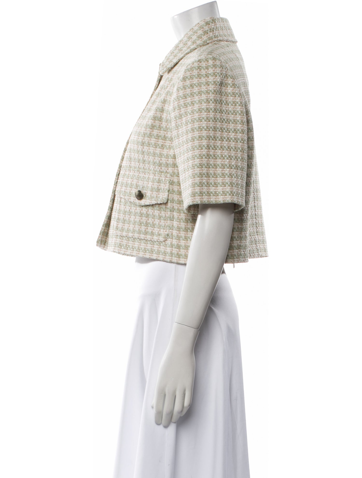 ME+EM Tweed Pattern Bolero w/ Tags