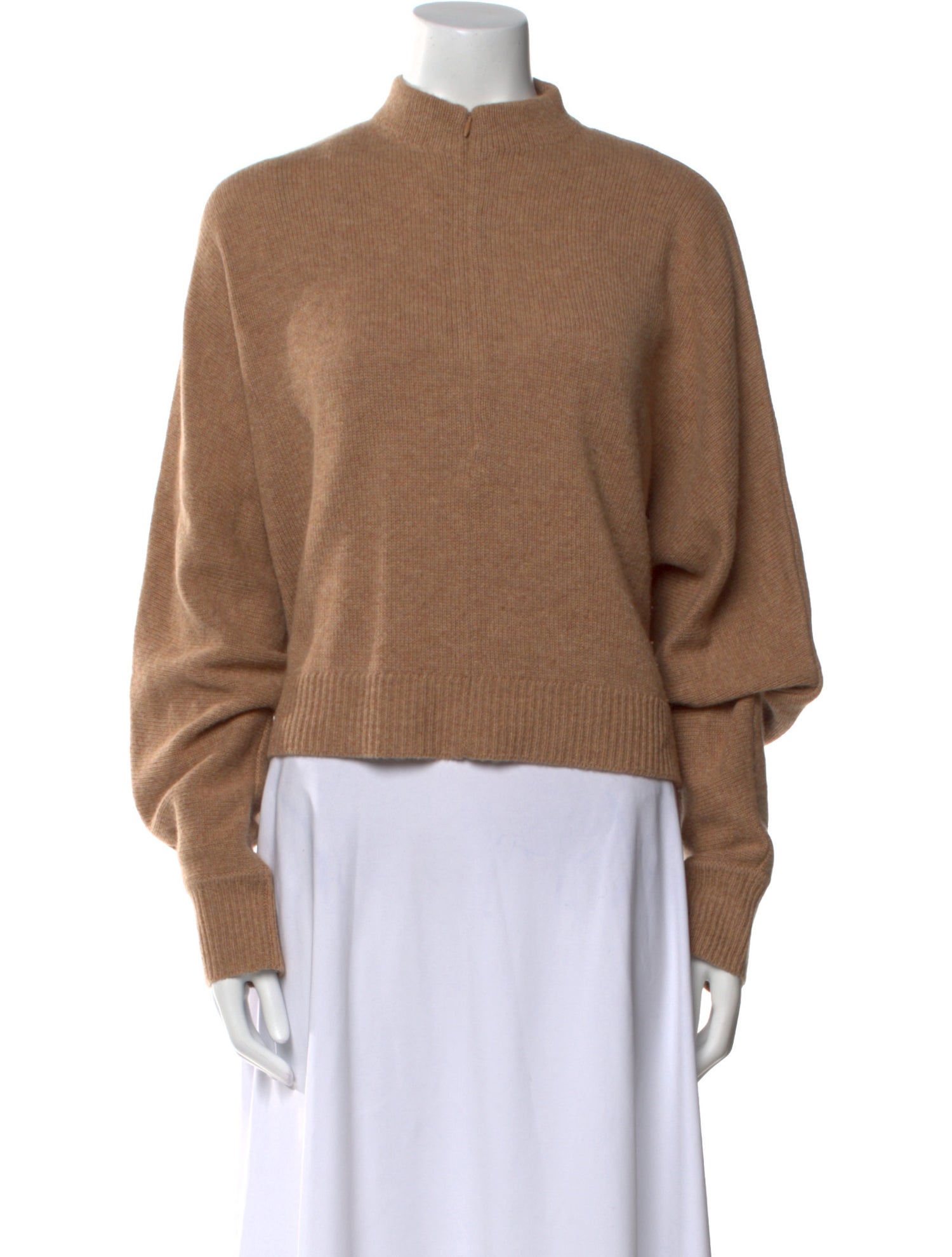 ME+EM Cashmere Mock Neck Sweater