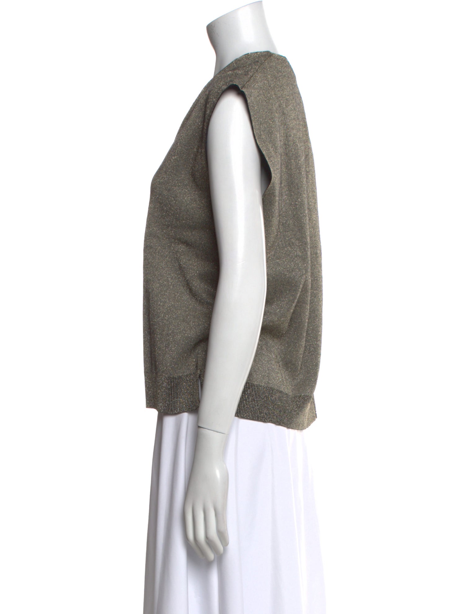 ME+EM V-Neck Sleeveless Top w/ Tags