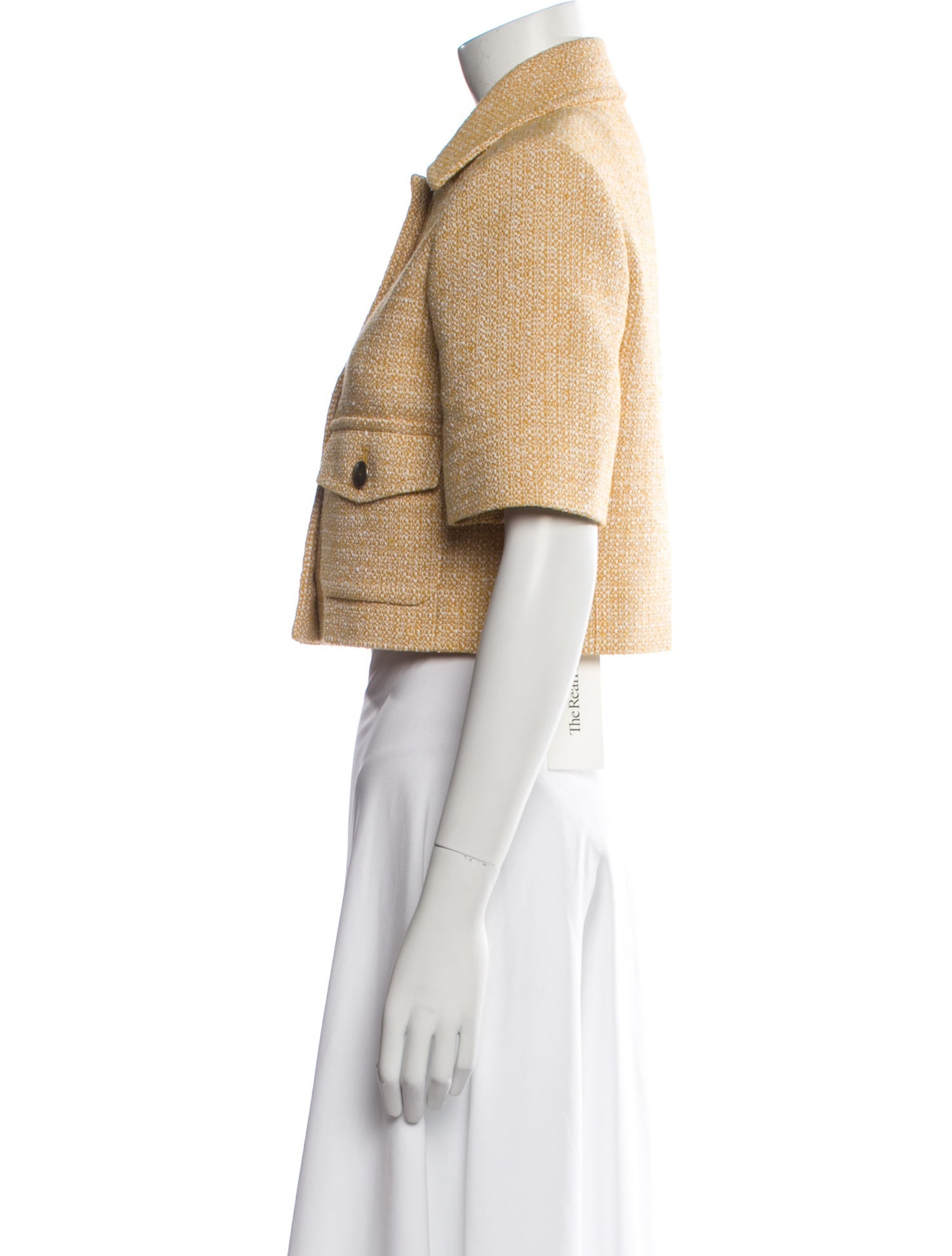 ME+EM Tweed Pattern Bolero