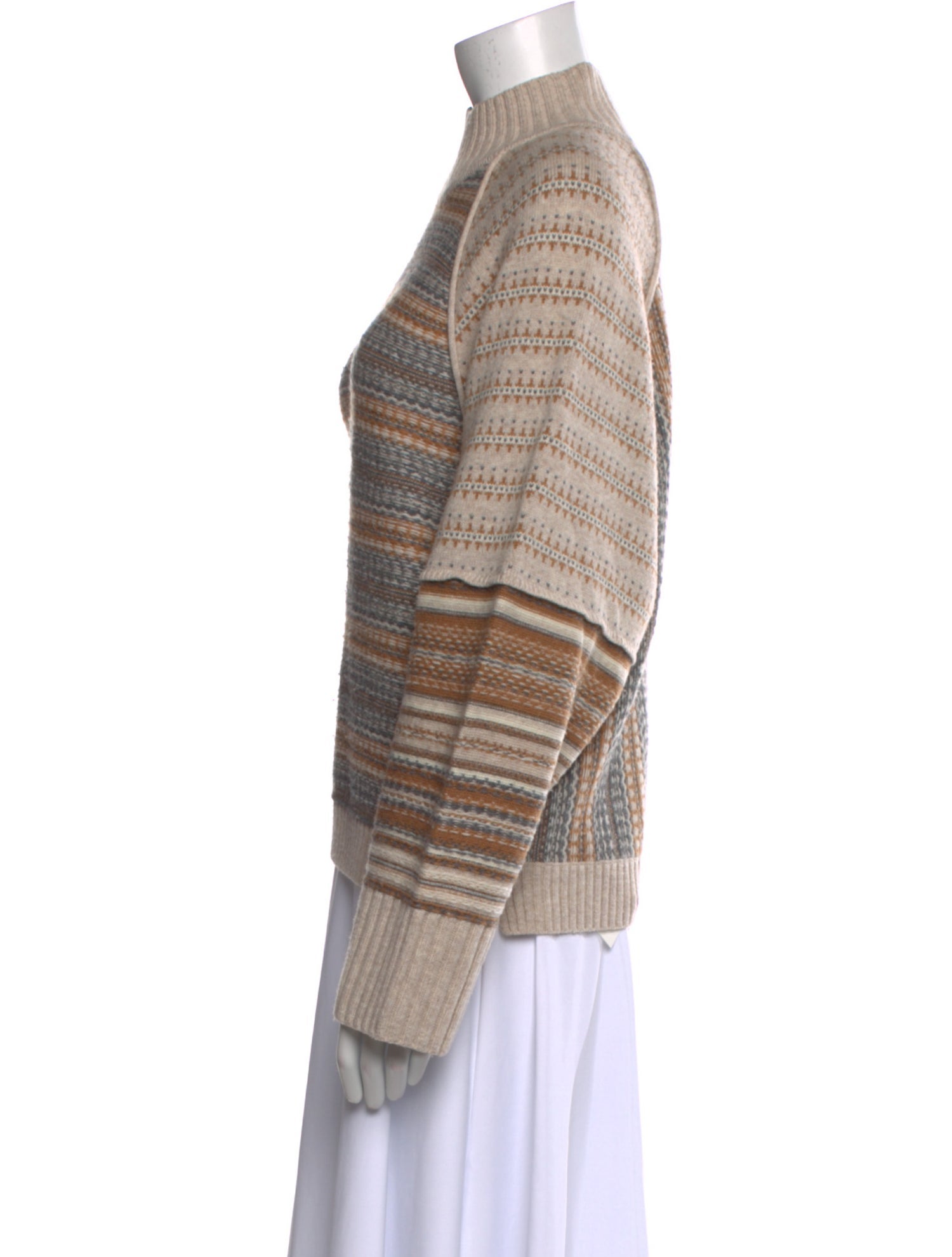 ME+EM Wool Striped Sweater