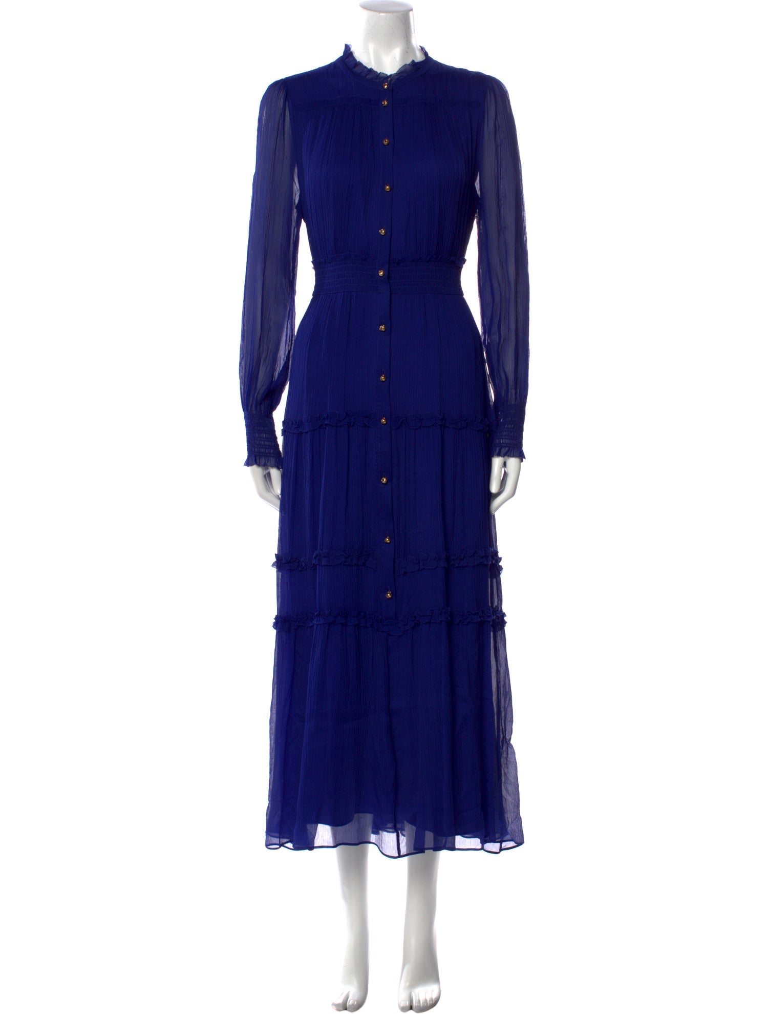 ME+EM Mock Neck Long Dress