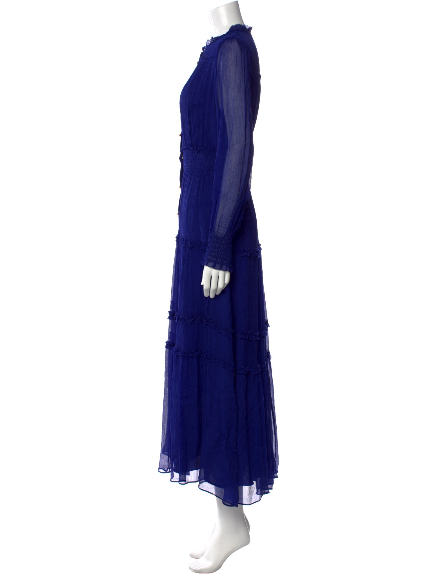 ME+EM Mock Neck Long Dress