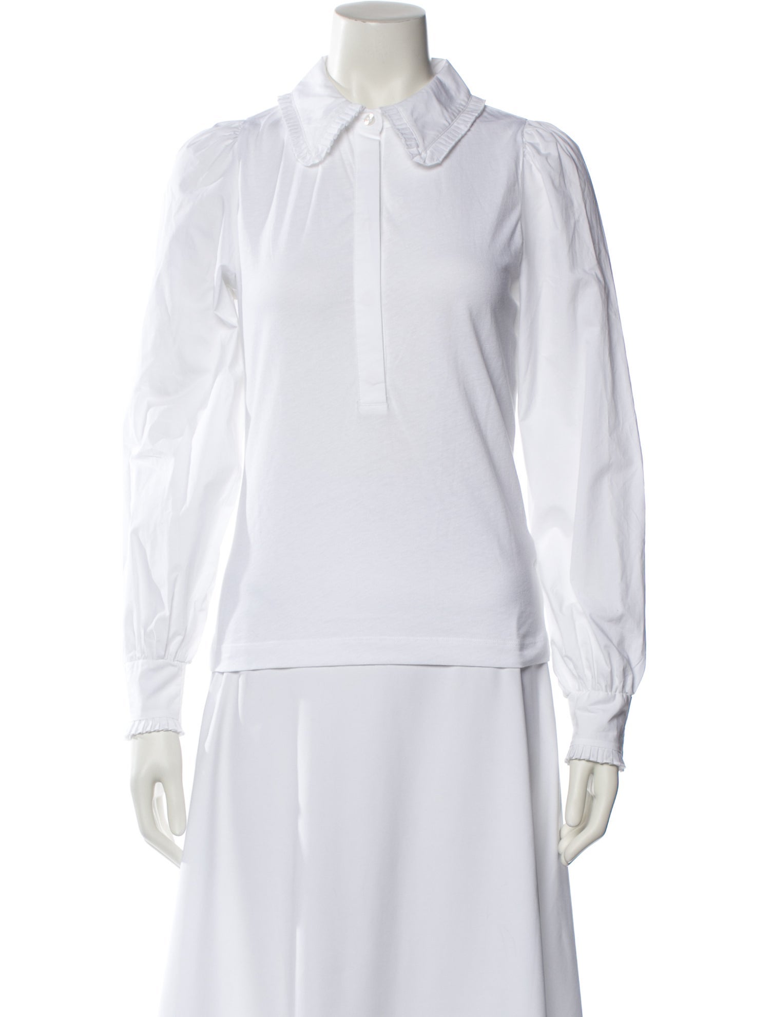 ME+EM Long Sleeve Button-Up Top w/ Tags