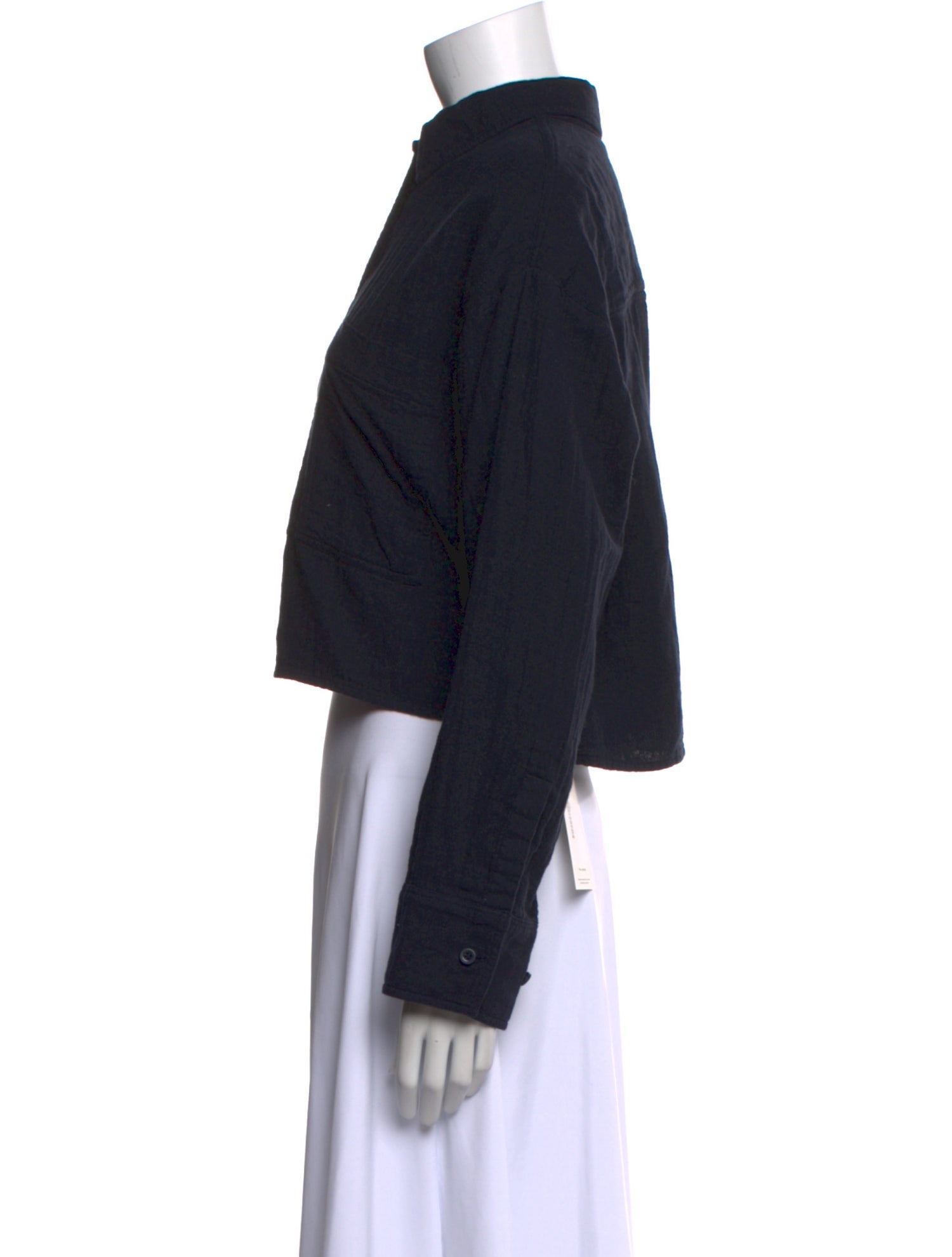 ME+EM Long Sleeve Crop Top