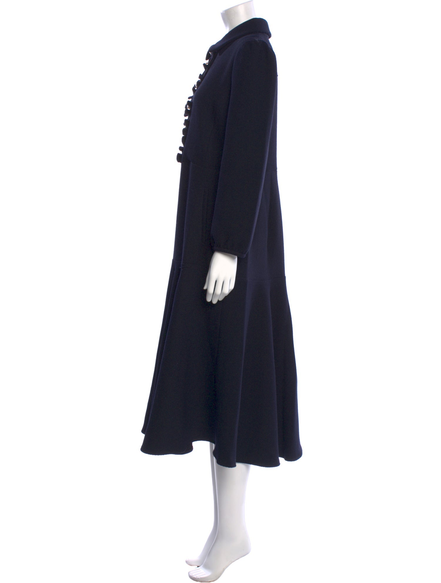 ME+EM Mock Neck Midi Length Dress