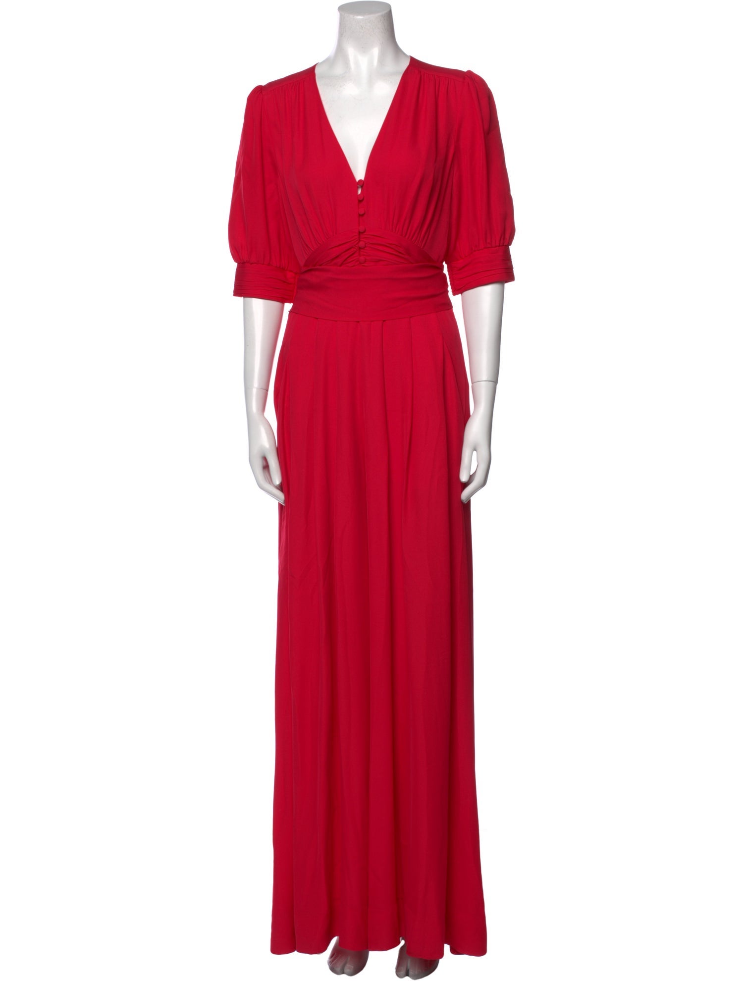 ME+EM Silk V-Neck Jumpsuit