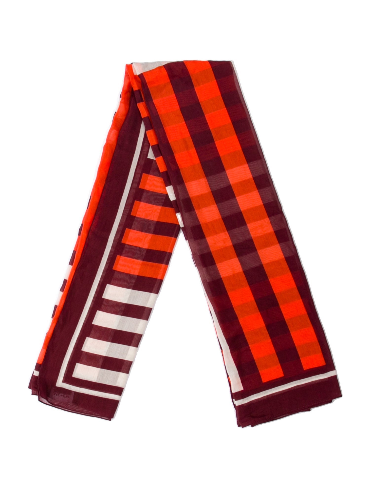 ME+EM Silk Striped Scarf