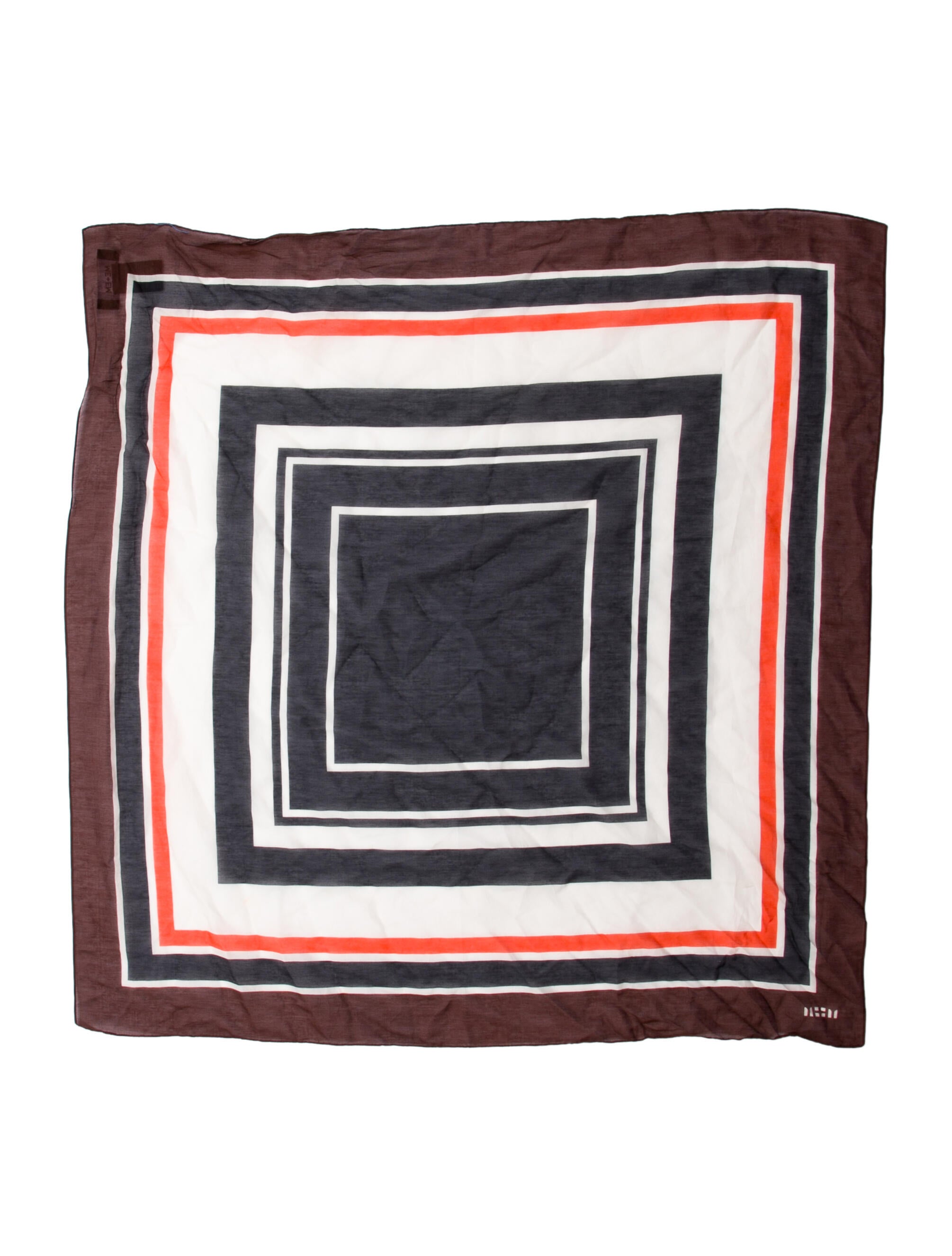 ME+EM Silk Striped Scarf