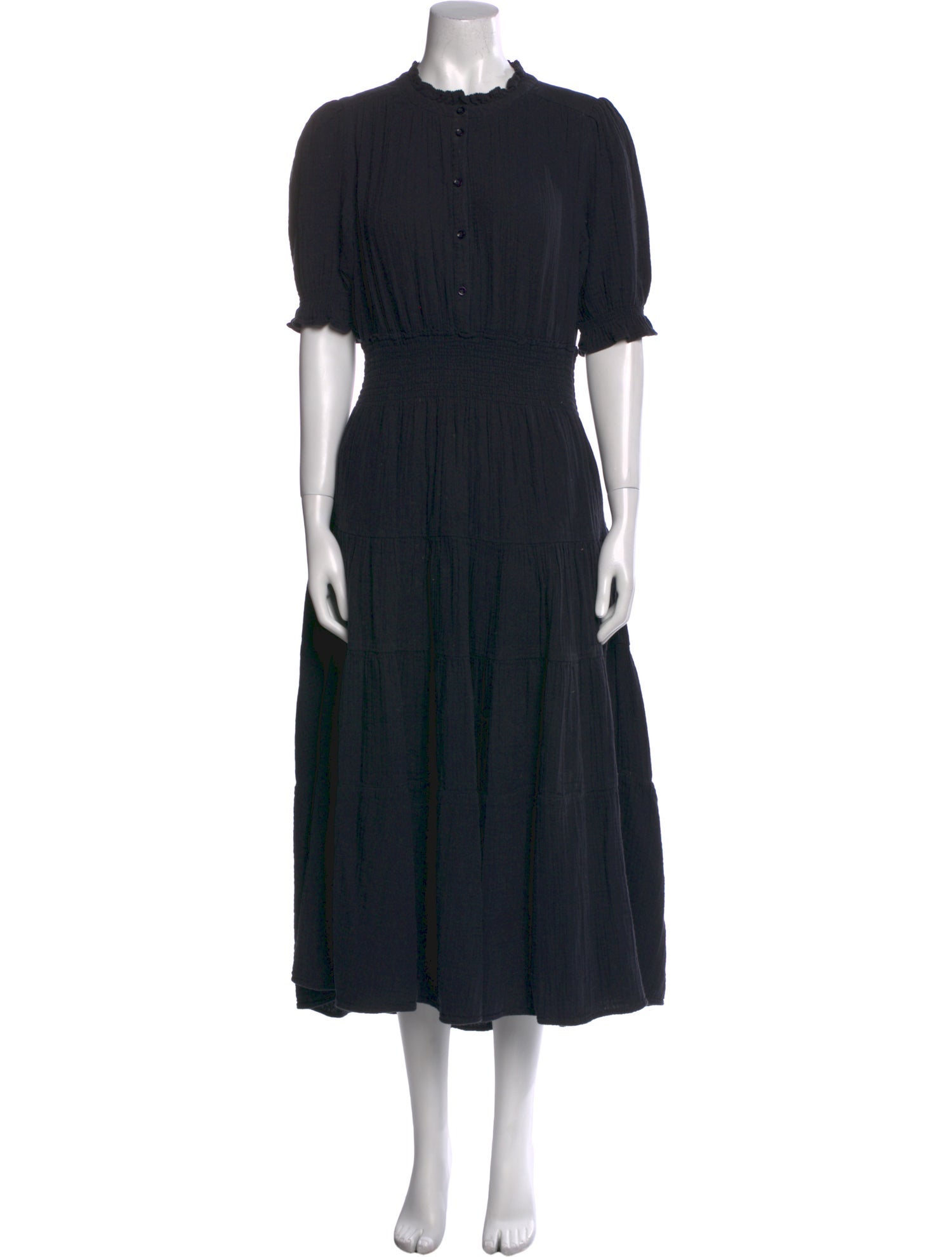 ME+EM Mock Neck Long Dress