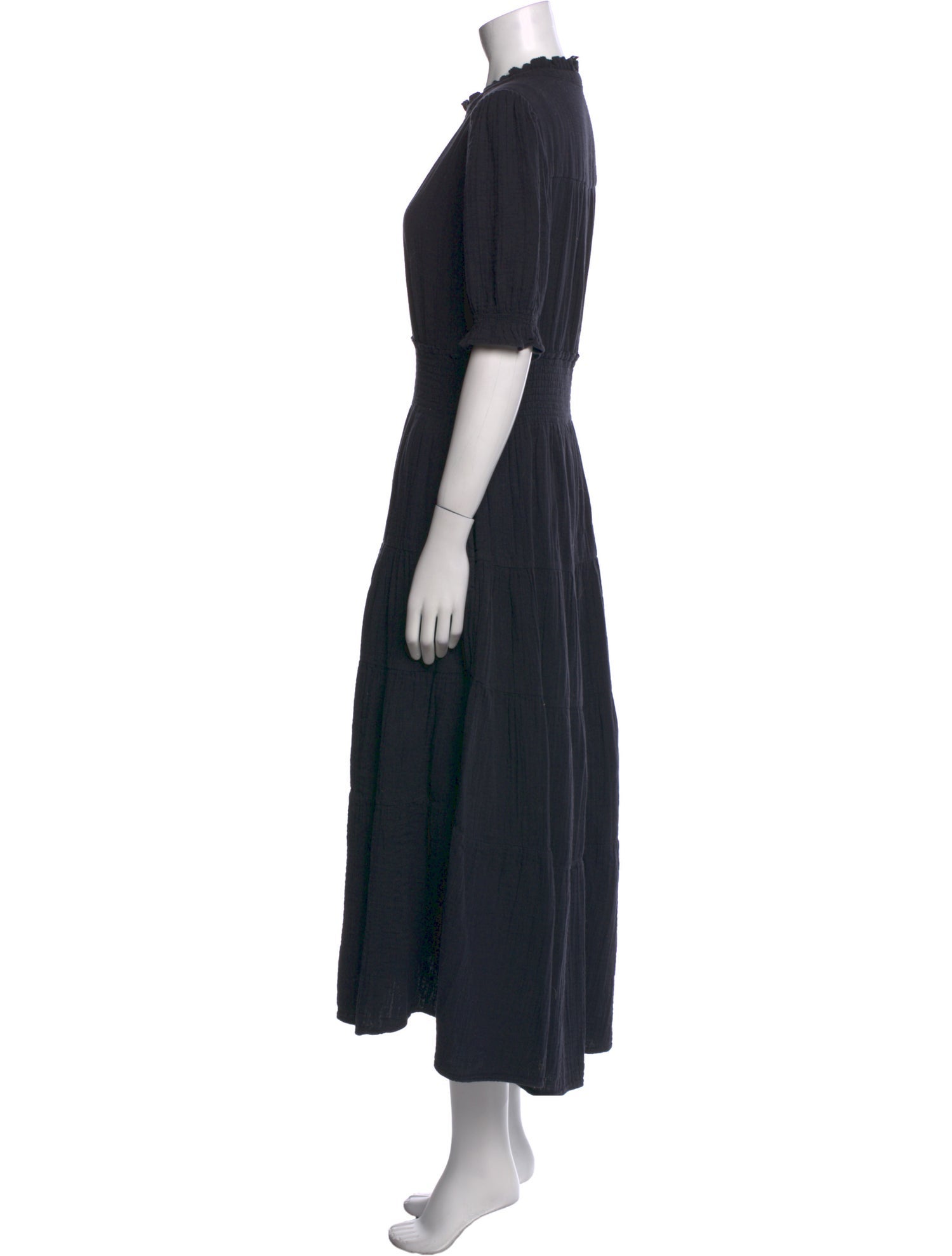 ME+EM Mock Neck Long Dress