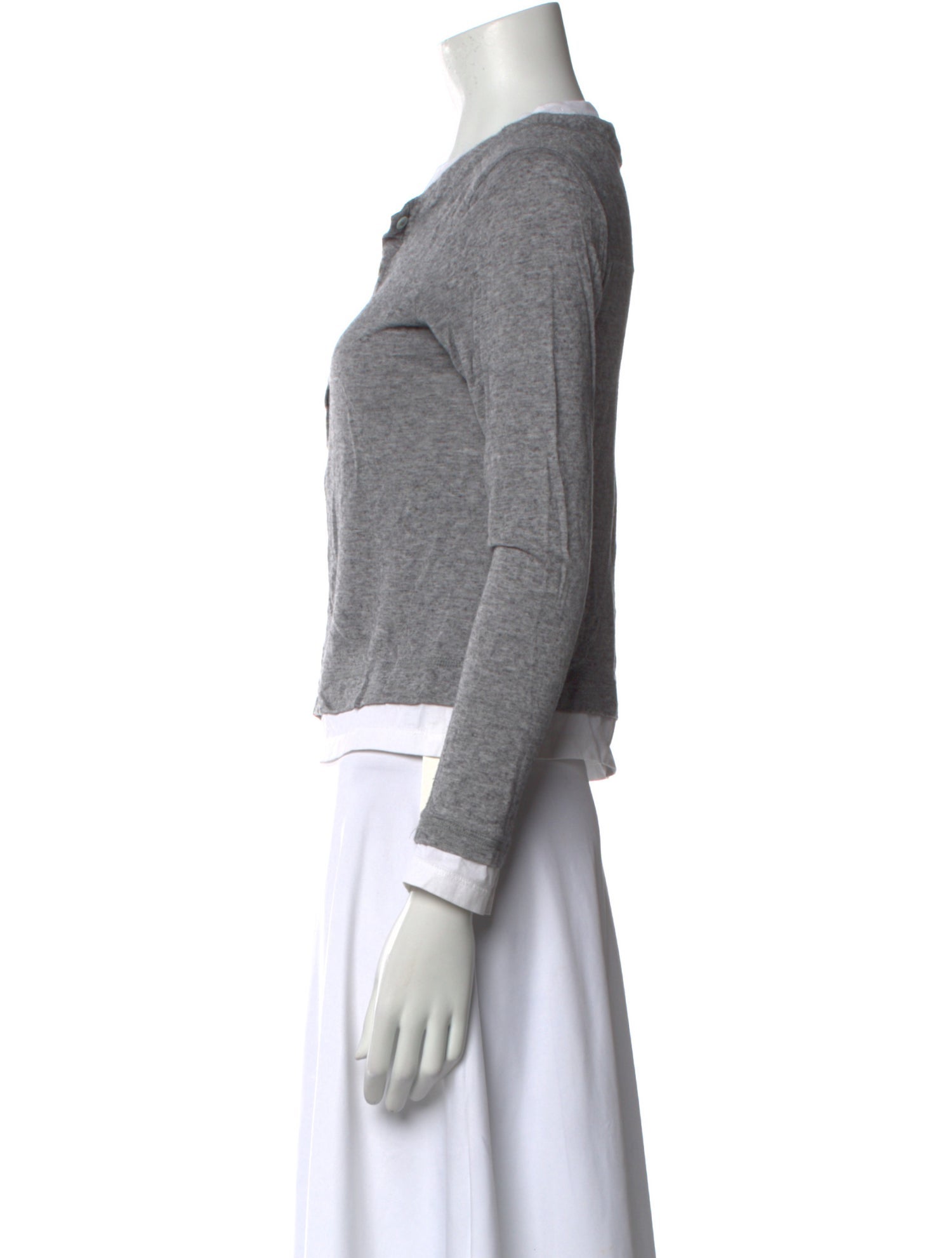 ME+EM Wool V-Neck Top