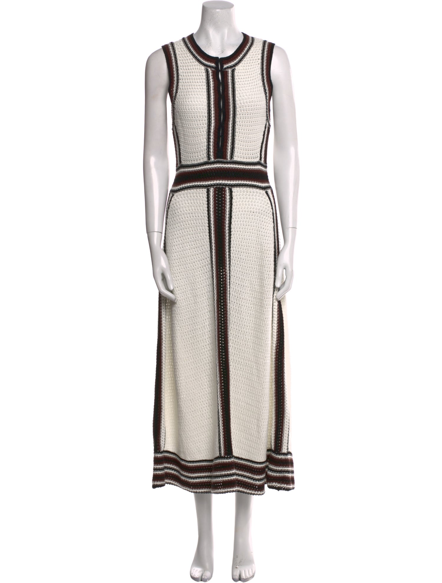 ME+EM Striped Long Dress