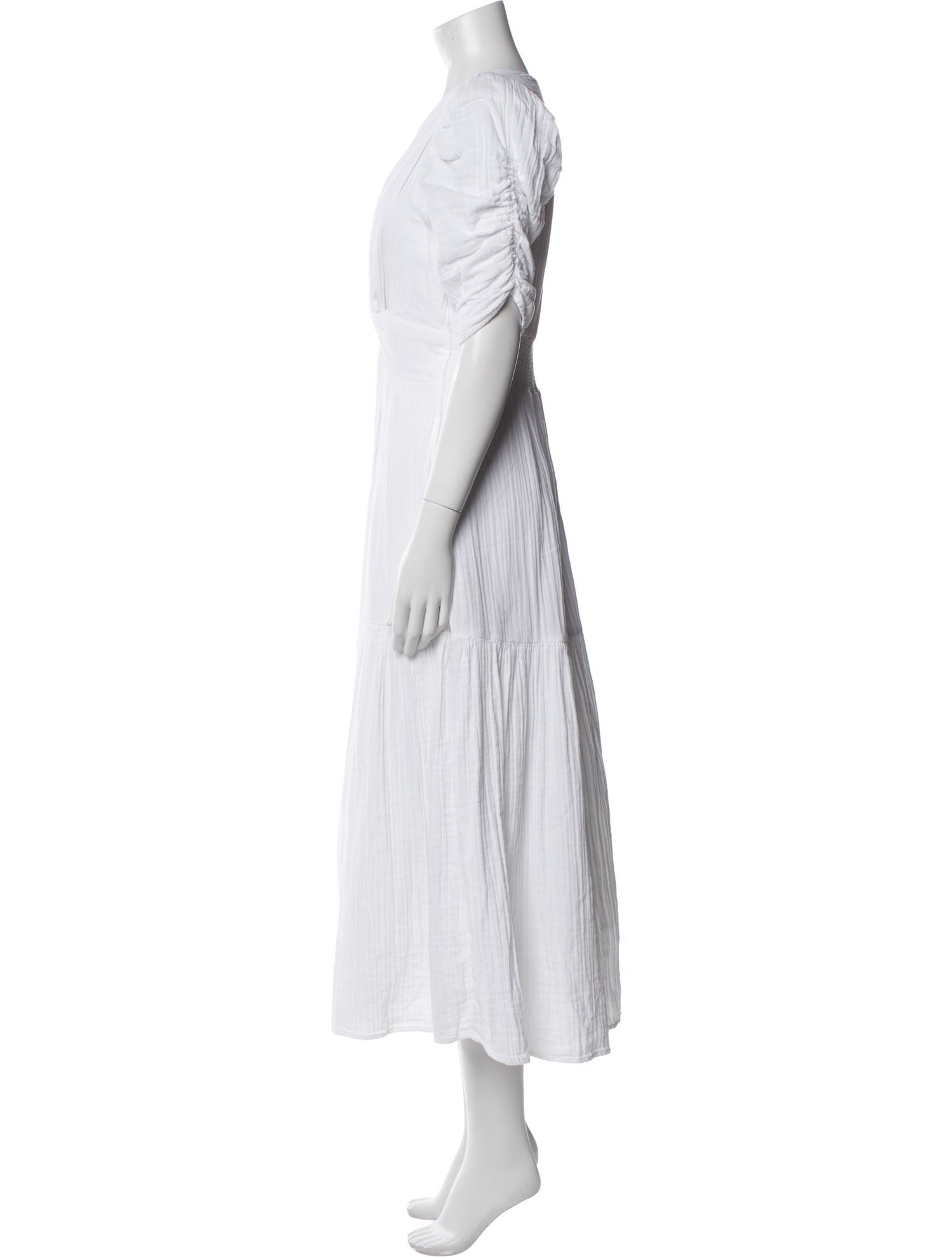 ME+EM V-Neck Long Dress