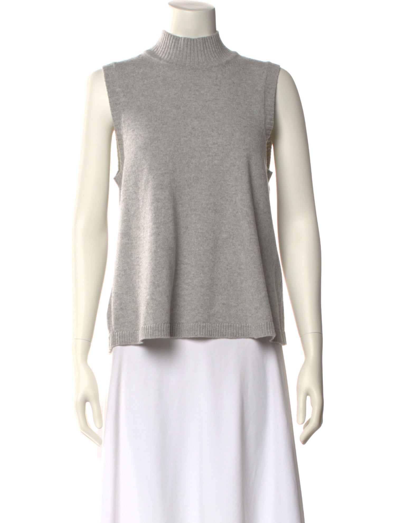 ME+EM Merino Wool Mock Neck Sweater