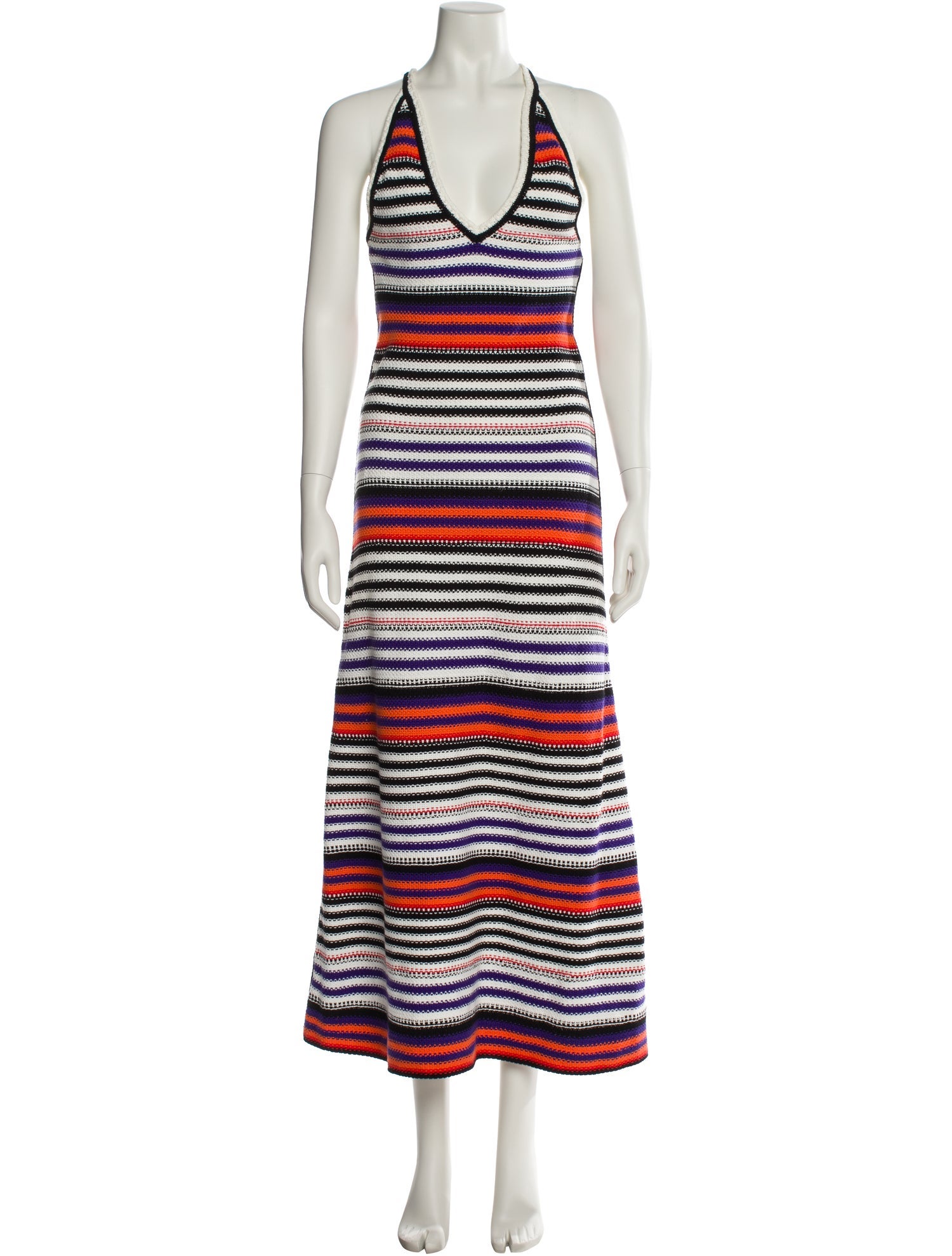 ME+EM Striped Long Dress