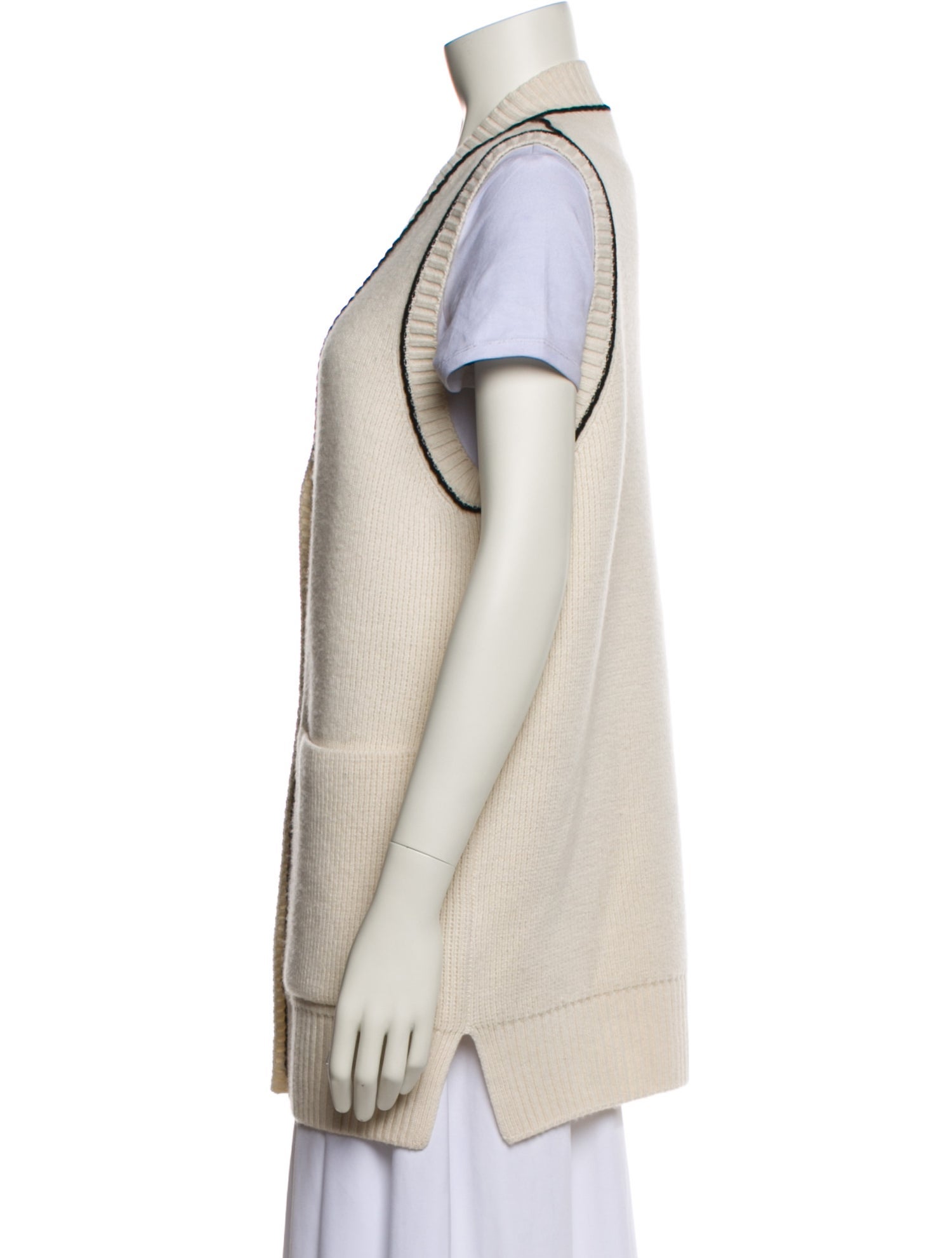 ME+EM Merino Wool Striped Sweater