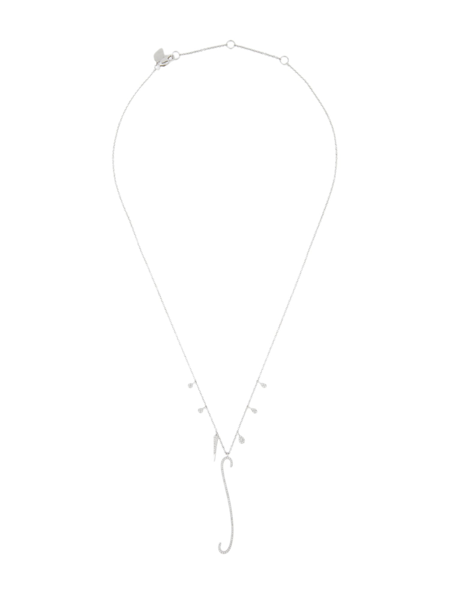 Meira T 14K Diamond Station Pendant Necklace