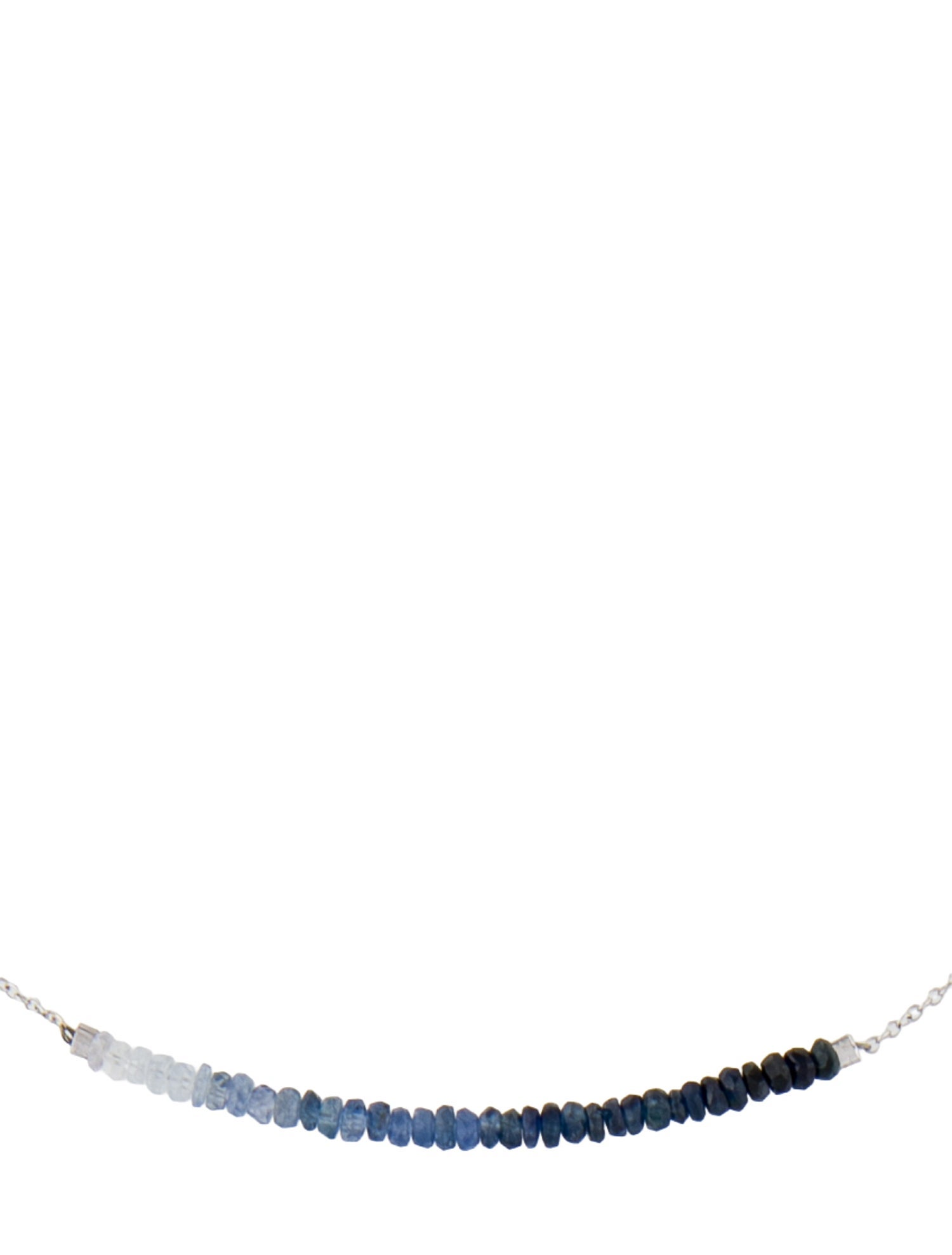 Meira T 14K Sapphire Beads Bar necklace