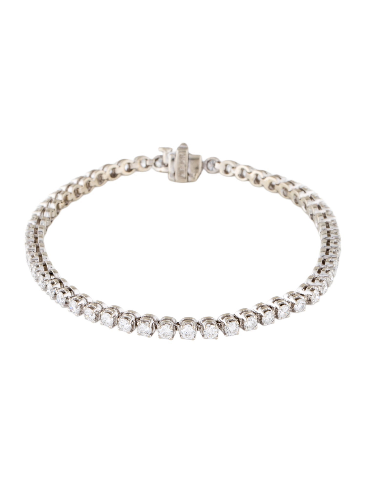 Meira T 14K 4.00ctw Diamond Classic Tennis Bracelet