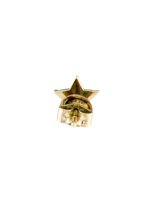 Meira T 14K Diamond Star Single Stud Earring