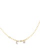 Meira T 14K Star & Moon Paperclip Chain Necklace