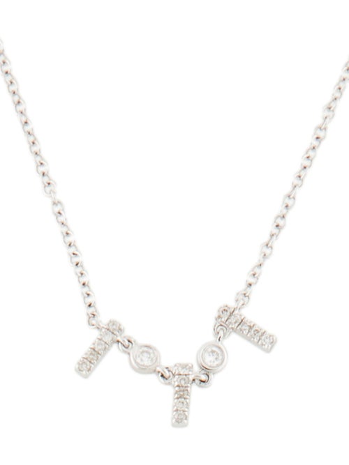 Meira T 14K Diamond Pavé Bar Station Necklace