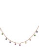 Meira T 14K Multistone Rainbow Necklace
