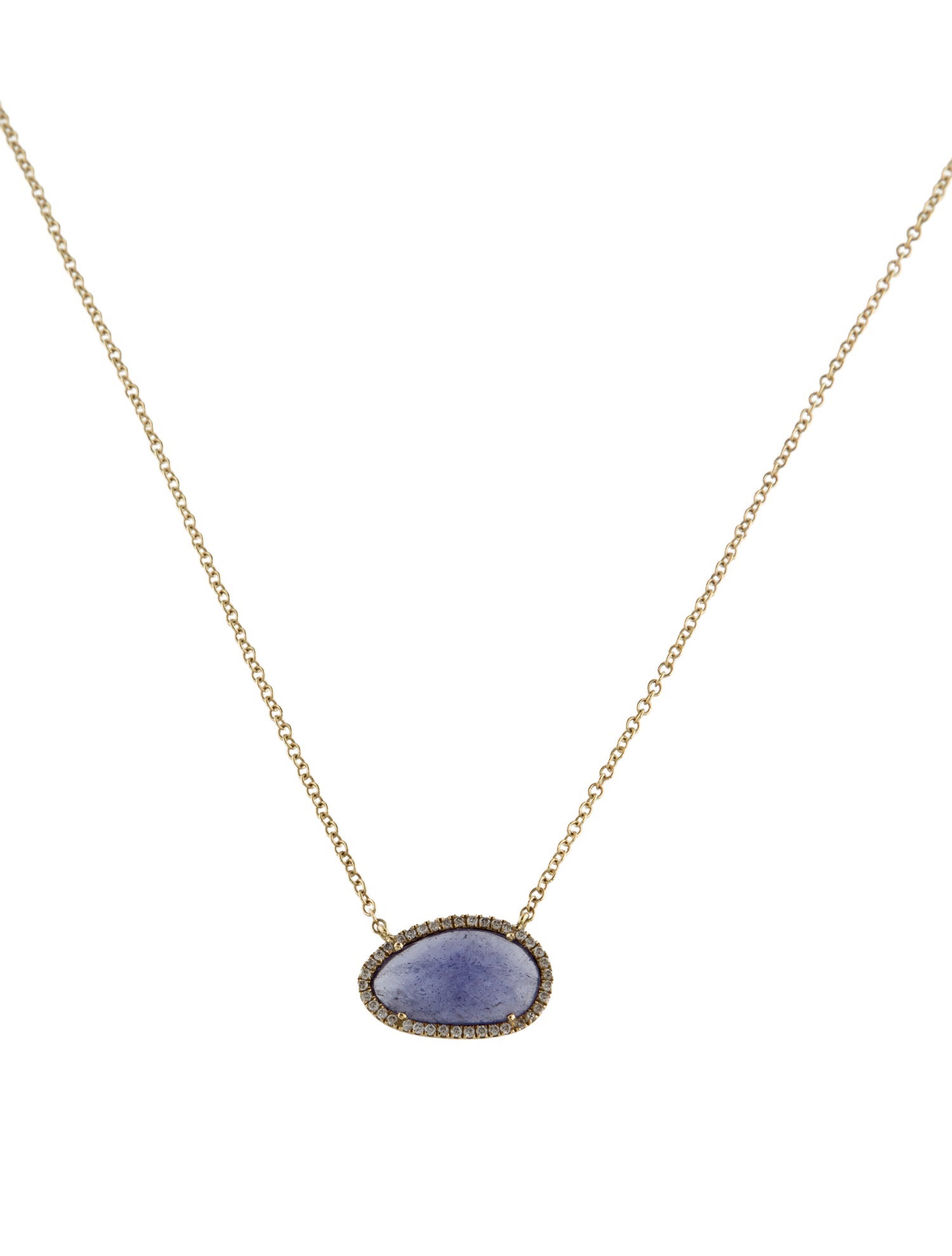 Meira T 14K Tanzanite & Diamond Pendant Necklace