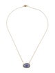 Meira T 14K Tanzanite & Diamond Pendant Necklace